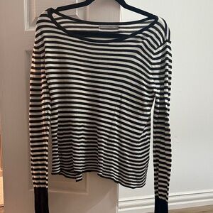 Rubbish Black and White Striped Sweater